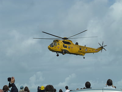 helicòpter, rescat, Mar, força aèria, persones, Penjoll, vol