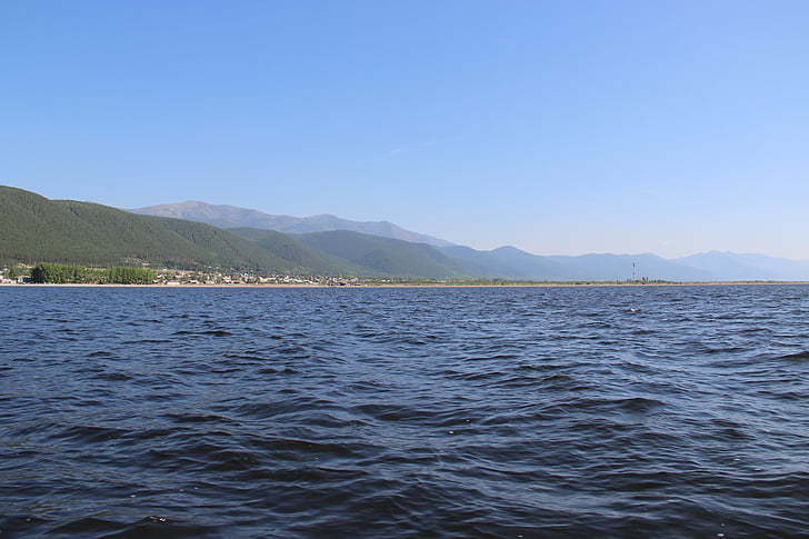 Baikal, Lago, Haze, natura, acqua, tranquillità, cielo