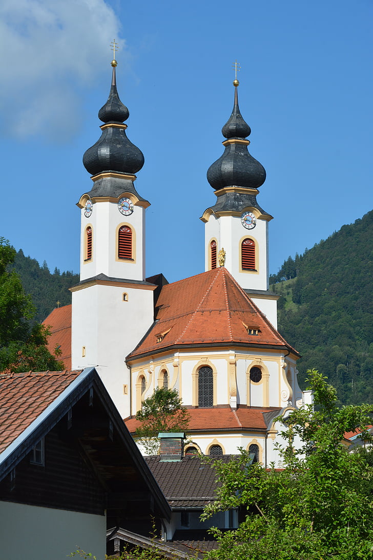 Vokietija, Bavarija, – Aschau, bažnyčia, Architektūra, istorija, Garsios vietos