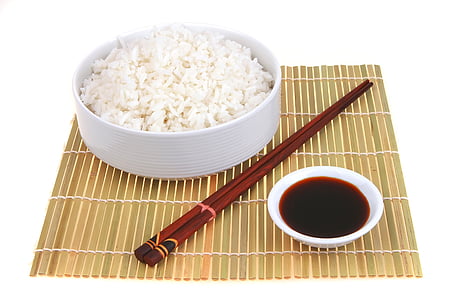 japansk, mad, middag, spisepinde, ris - mad staple, østasiatiske kultur, Asien