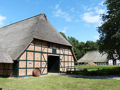 truss, fachwerkhaus, building, manor, historically, architecture, agriculture