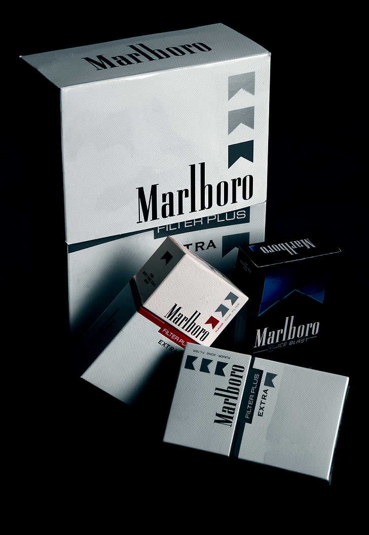 cigaretter, Marlboro, rygning, usunde