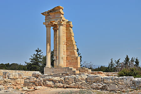 Cyprus, het heiligdom van apollo hylates, bezoekplaatsen