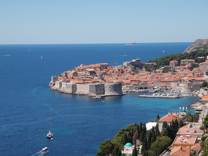 Horvátország, Dubrovnik, tenger