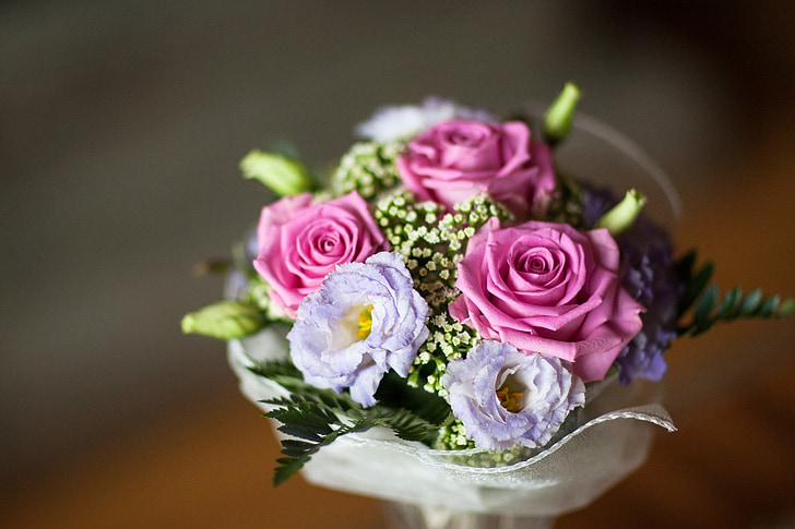 the bride's bouquet, flowers, bouquet, bouquet of flowers, bunch of flowers, the ceremony, rose