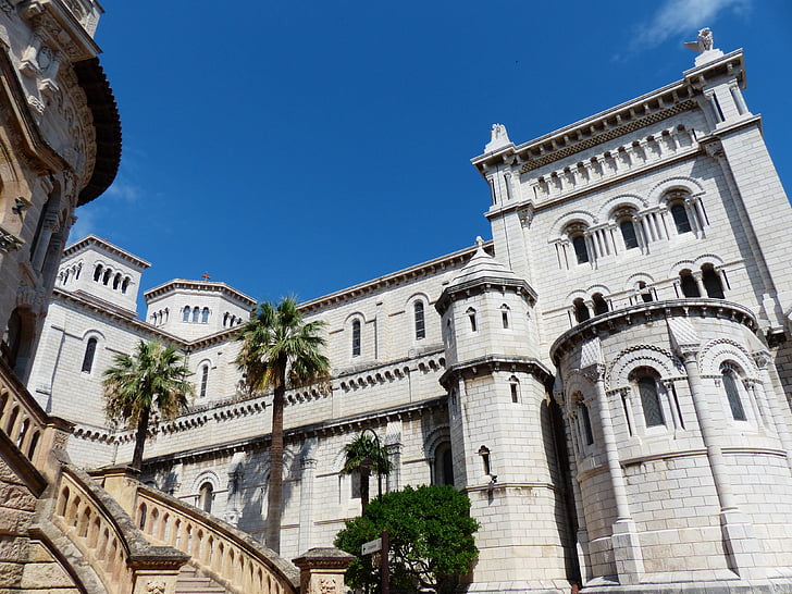 Cathédrale, notre dame immaculée, Monaco, ville, église principale, Principauté de Monaco, archevêque