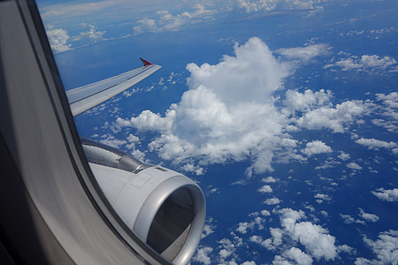 небо, літак, Хмара, подорожі, літак, повітряного транспортного засобу, комерційні літак