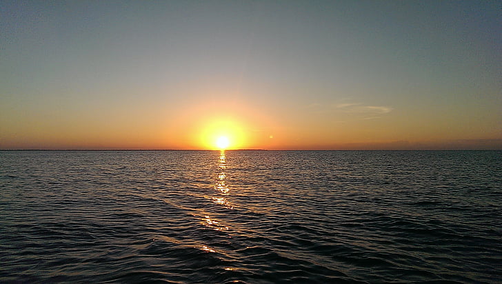 zachód słońca, Zanzibar, Afryka