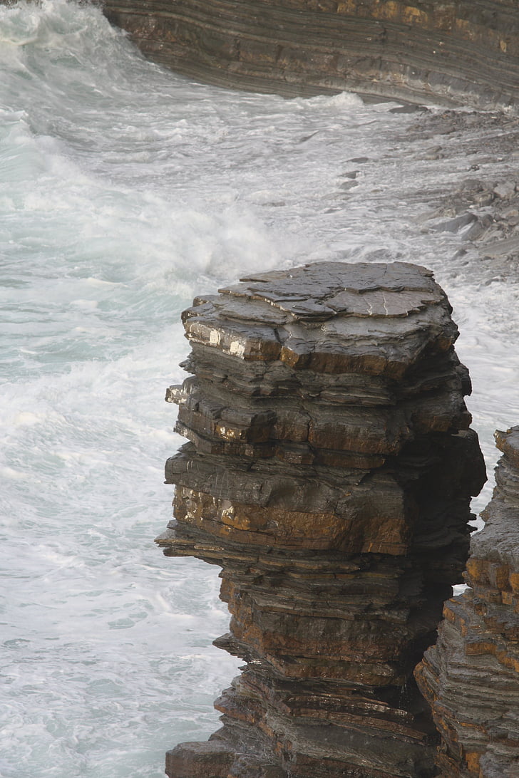 mar, roca, Biarritz, naturaleza, Roche, paisaje, marítimo