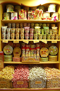 bomboane, drag, produse de cofetărie, Strasbourg, magazin, colorat, delicateţe