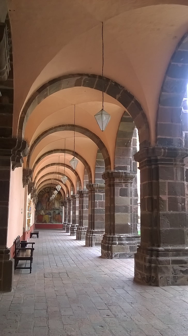 arquitetura, arcos, antigo convento, arco