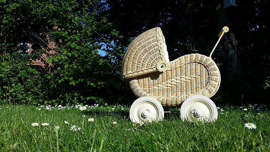 baby carriage, doll prams, doll, child, toys, orphaned, lonely
