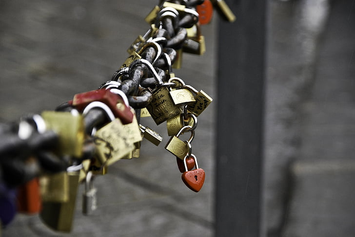 lock, line, heart, love, locks, background