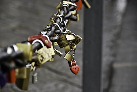 lock, line, heart, love, locks, background