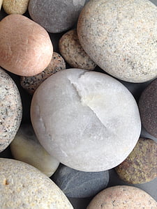kövek, kavics, természetes, kavicsos, rock - objektum, kő - objektum, természet