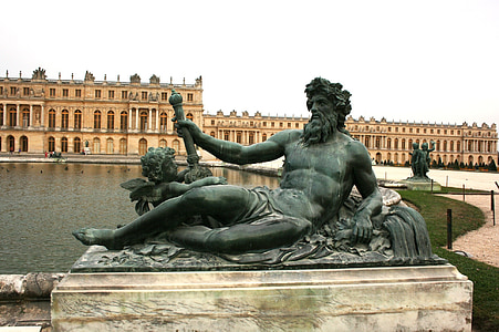Palazzo di versailles, Versailles, Palazzo, scultura, Francia