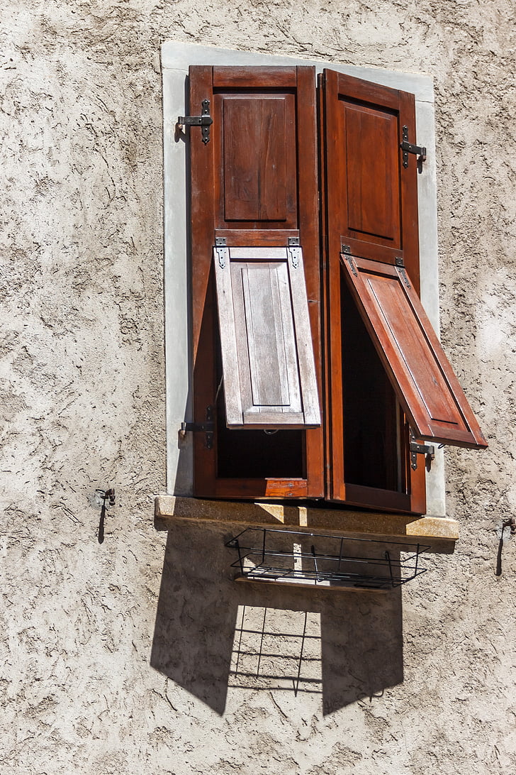 finestra, obturador, Itàlia, Persianes, casa, façana, ombra