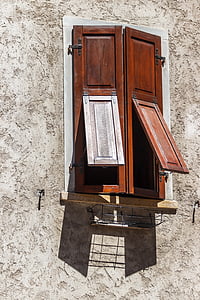 langas, užrakto, Italija, langinės, Pagrindinis puslapis, fasadas, šešėlis