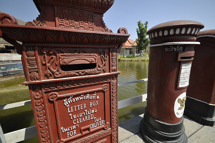 letterbox, vann markedet, Hua hin
