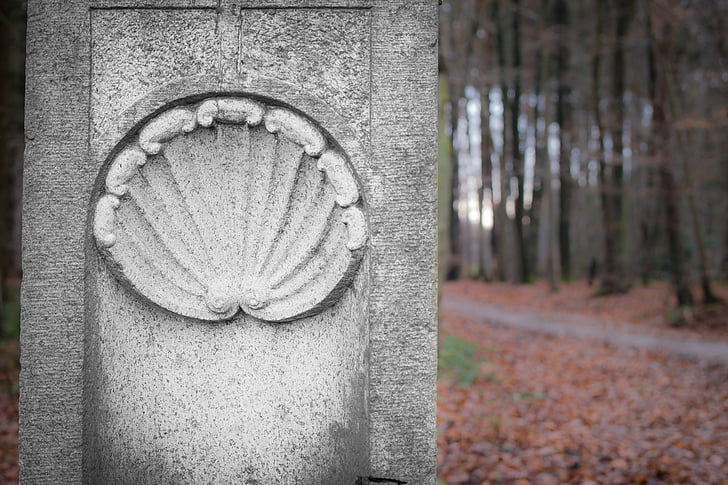 ornament, shell, stone, characters, symbol, pilgrimage, make a pilgrimage
