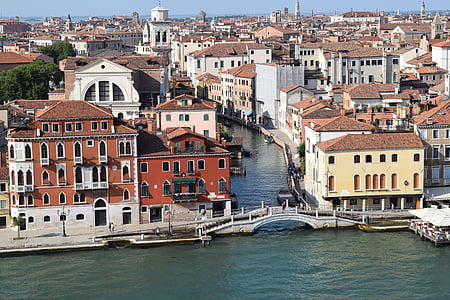 Venesia, Italia, Pulau, Eropa, arsitektur, Venesia - Italia, pemandangan kota