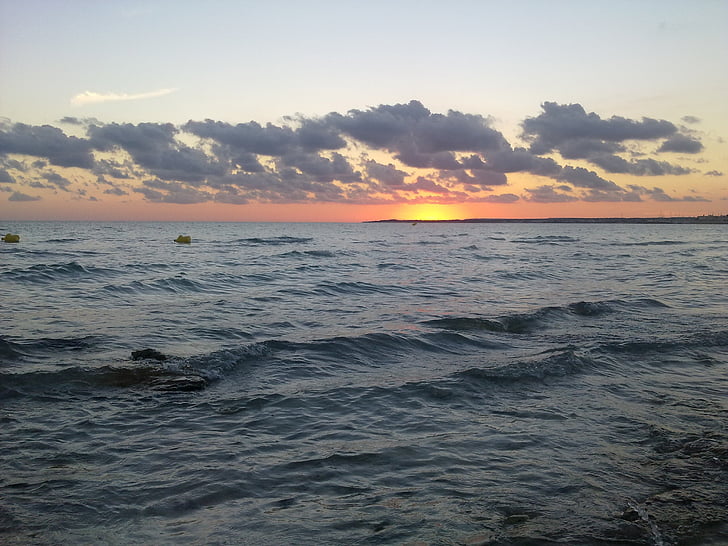 mallorca, it trenc, summer, south, sunset, beach, sea