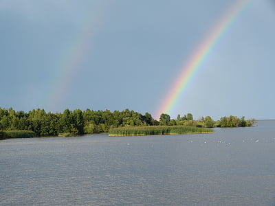 Ladoga-tó, Oroszország, tó, víz, Holiday, Cruise, táj