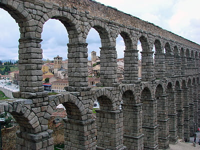 viaduct, stone, old, old building, architecture, history, famous Place