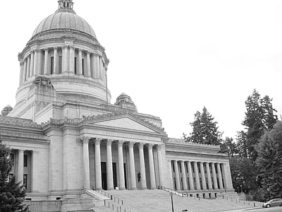 Capitol, byggnad, arkitektur, lagstiftande byggnad, Olympia, Washington