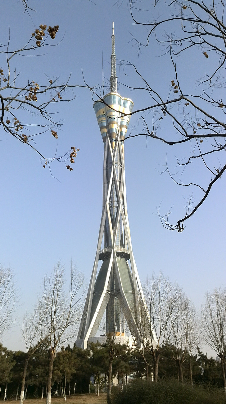 fu in henan province, autumn, steel structure building, 4a attractions, henan tv station