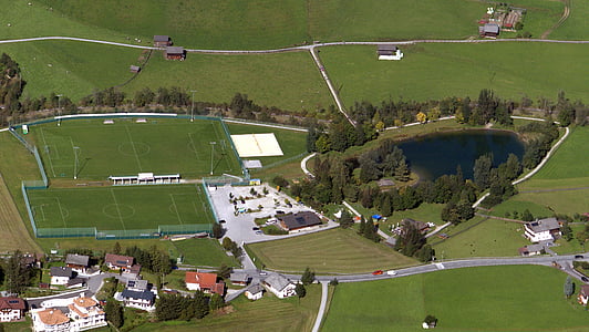 paysage, terrain de football, Loisirs, Centre de loisirs, Neustift