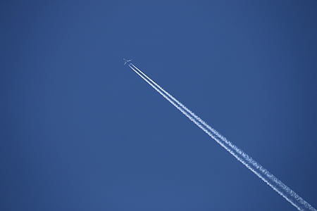 avião, meteorologia, céu azul, voar, céu, decolagem, voo