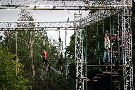 high ropes course, high ropes, climb, climbing garden, climbing forest, drex, climbing park