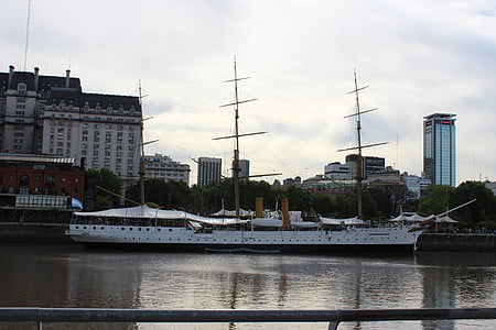 laivas, barco, Argentina, Paseo, Architektūra, atrakcija, Miestas