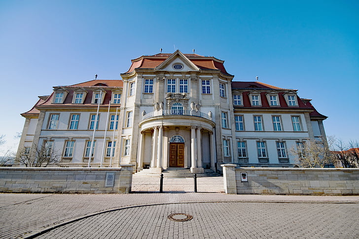 Naumburg, Saksonija-Anhaltas, Vokietija, Senamiestis, Lankytinos vietos, pastatas, teismo rūmuose