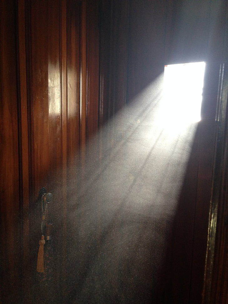 dust, doorway, door, window, sunlight, architecture, halloween