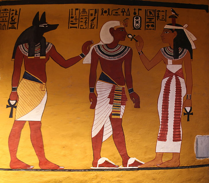 Égypte, pharaonique, Luxor, tombe, Toutankhamon