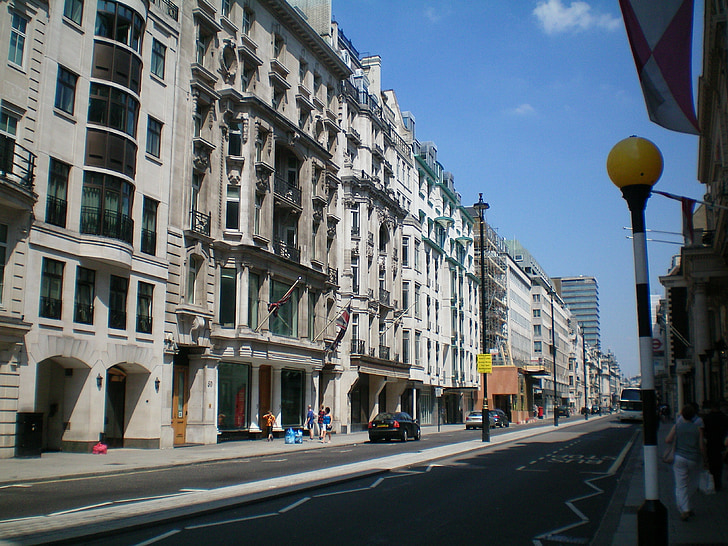 England, London, Gebäude, Straße