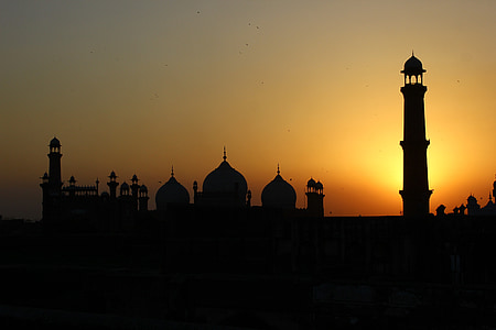 Fort, Lahore, Pakistan, arkkitehtuuri, Mughal, Tourist