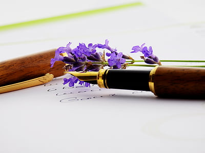 Блум, Блосъм, едър план, флора, цветя, автоматична писалка, хартия