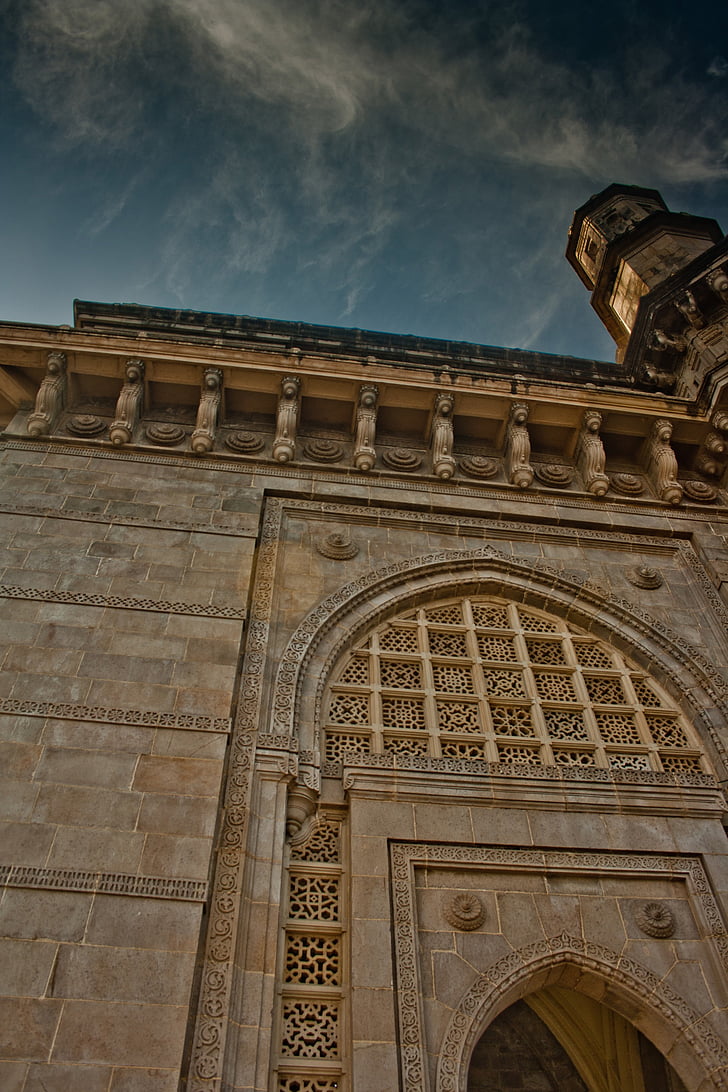 gateway of india, mumbai, gate, architecture, monument, india, gateway
