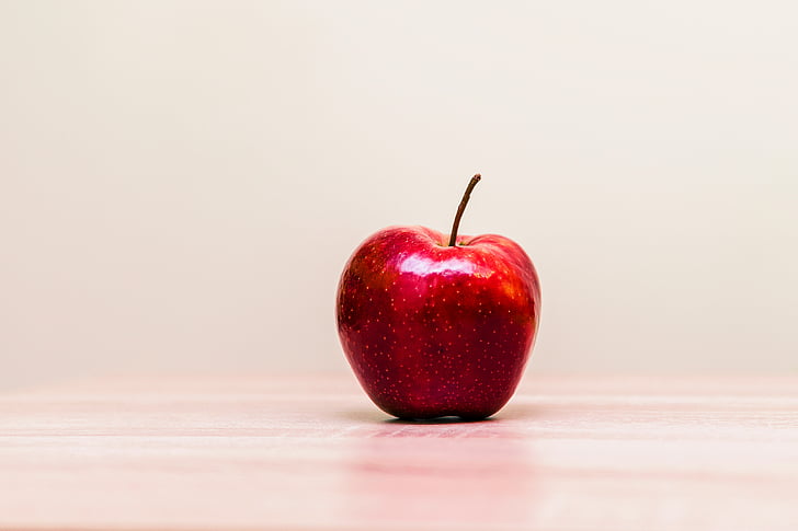 червоний, яблуко, фрукти, продукти харчування, соковиті, здоров'я, Apple - фрукти