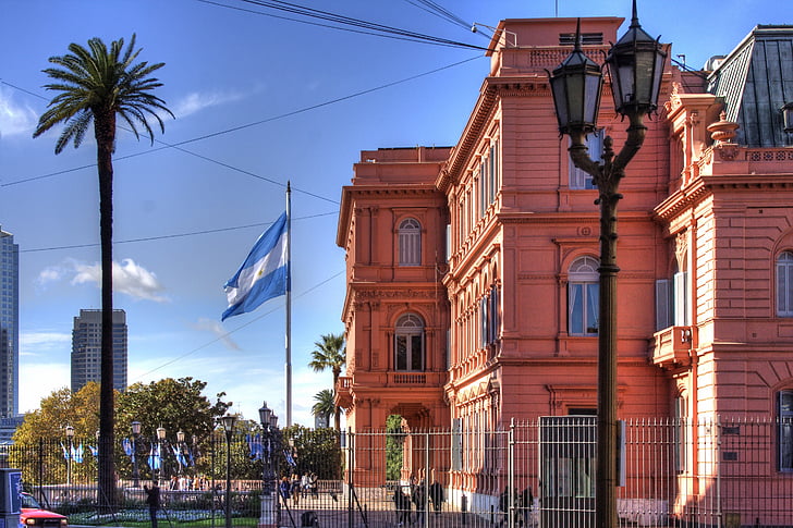 Buenos aires, Argentína, a Casa rosada, építészet, épület, Landmark, tőke