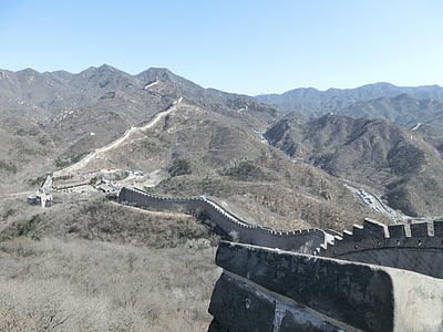 Kina, kinesiska muren, kinesiska muren, Asia, gränsen, arkitektur, försvarsmurar