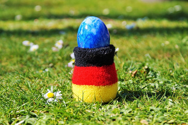Paskalya yortusu yumurta, Almanca, Alman renkleri, Almanya, yumurta daha sıcak, Rush, Ulusal renkleri