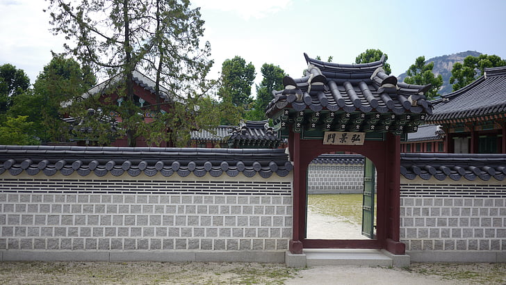forbidden city, gyeongbok palace, palaces