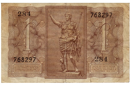 lire, pengeseddel, Italien, penge, gamle papir, Bill, finansiering