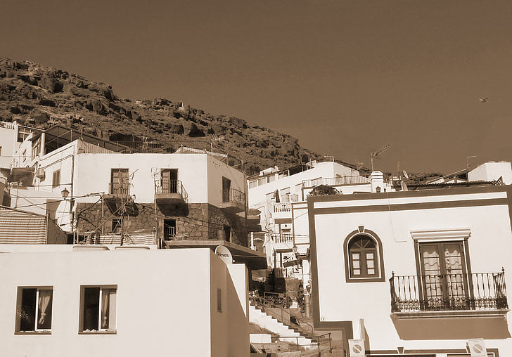 village, Bergdorf, Espagne, Page d’accueil, Fuerteventura, îles Canaries, gran canaria