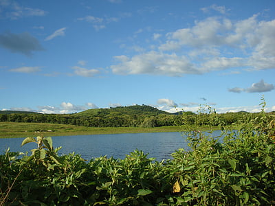 rybník, vidieka, uiraúna-pb
