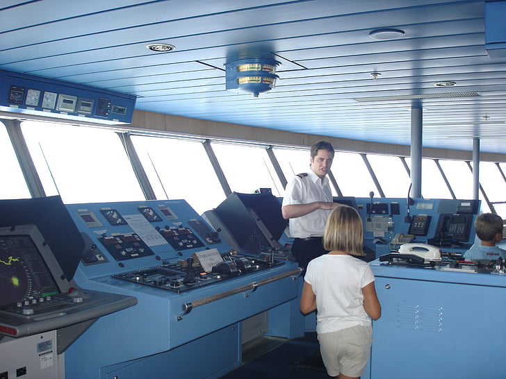 cockpit, captain, ferry, boat, people, indoors, business